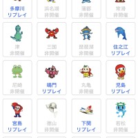 会場毎にレースの映像が確認できる