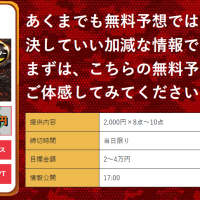 ナイターは1点2,000円と投資金額がデイと違う