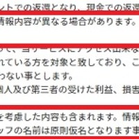 利用規約では怪しい文章が見られた