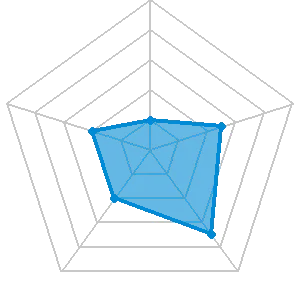 ボートアセットの評価レーダーチャート