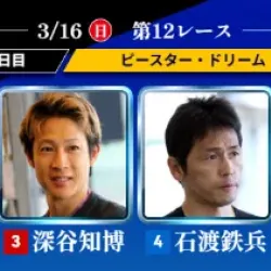 ドリーム戦・第2戦の出走表