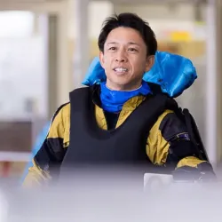 ファン投票トップの毒島誠選手