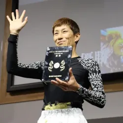 前回大会優勝の原田幸哉