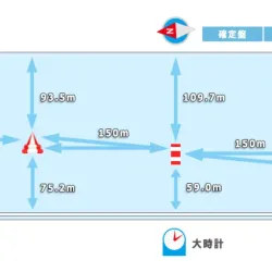 ボートレース浜名湖の水面図