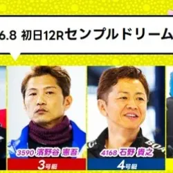 開催初日12Rセンプルドリームの出場メンバー