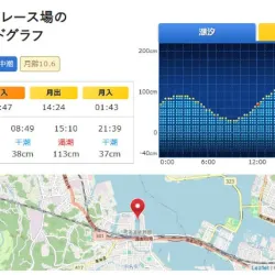 潮の満ち引きは潮見表で確認可能！