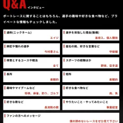 下関の公式に載る白井英治のQ&Aインタビュー