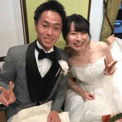 丸野一樹と藤井奈々の結婚風景