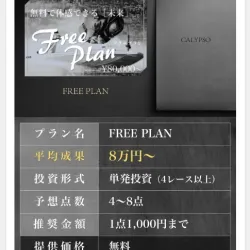 「カリプソ」無料予想概要