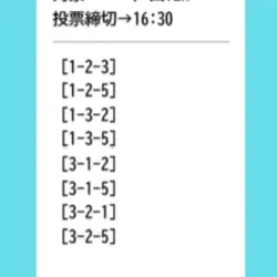 3月8日戸田12Rの無料予想