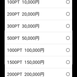 ボートラボのポイント購入画面