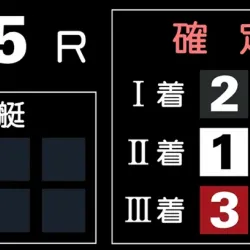 結果は「2-1-3」で的中