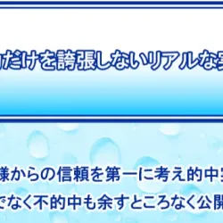 成功だけを誇張しないリアルな実績