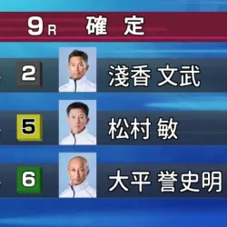 2026年3月13日芦屋9R結果