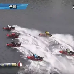 1マークで2号艇が・・・