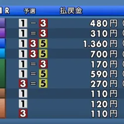 結果は「1-3-5」