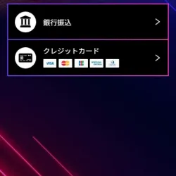 ポイント購入は2種