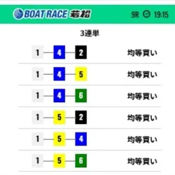 2026年6月11日「解放区A」提供予想②