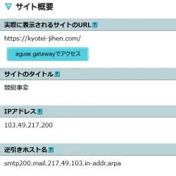 「競艇事変」のドメイン情報
