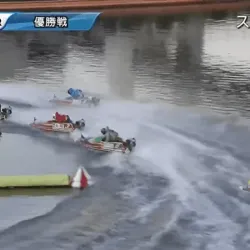 1号艇が逃げを成功させた1周目1M