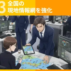 現地情報のネットワークが強力