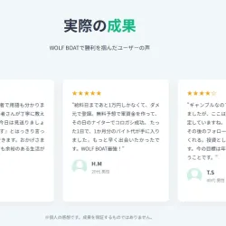 高評価ばかりのお客様の声