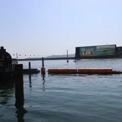 満潮と干潮の水位差が最大で約3m